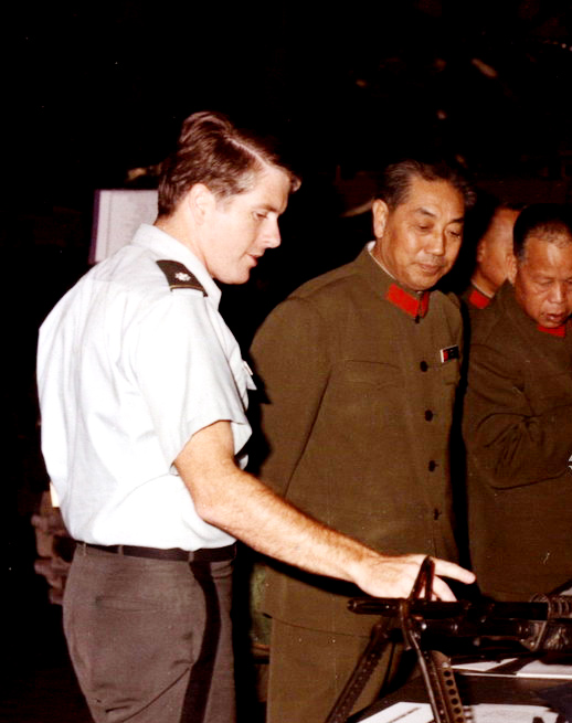 胥光義率軍事代表團訪問美國（1980年）
