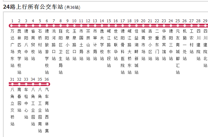 德陽公交24路