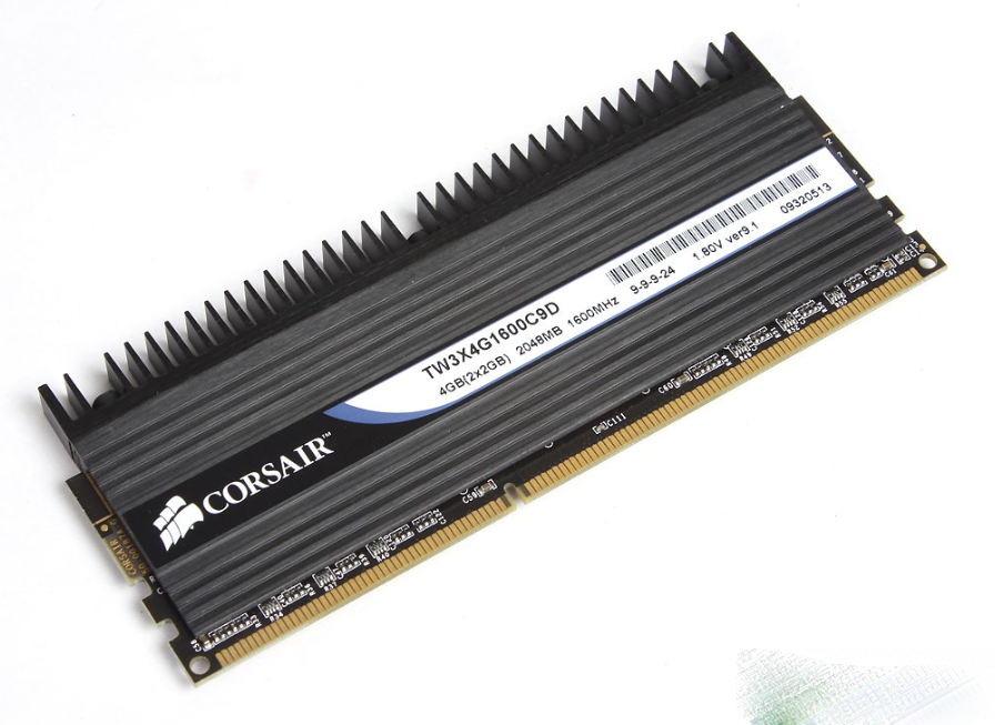 海盜船4GB DDR3 1600 套裝(TW3X4G1600C9D)