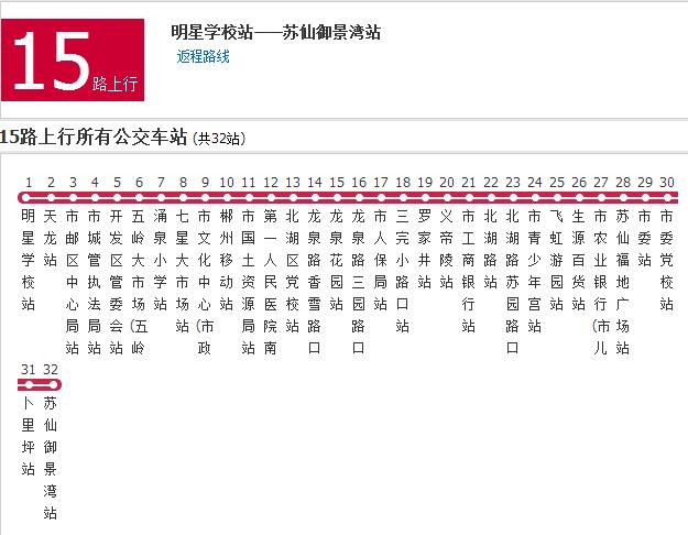 郴州公交15路