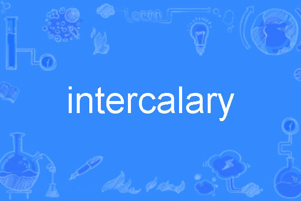 intercalary