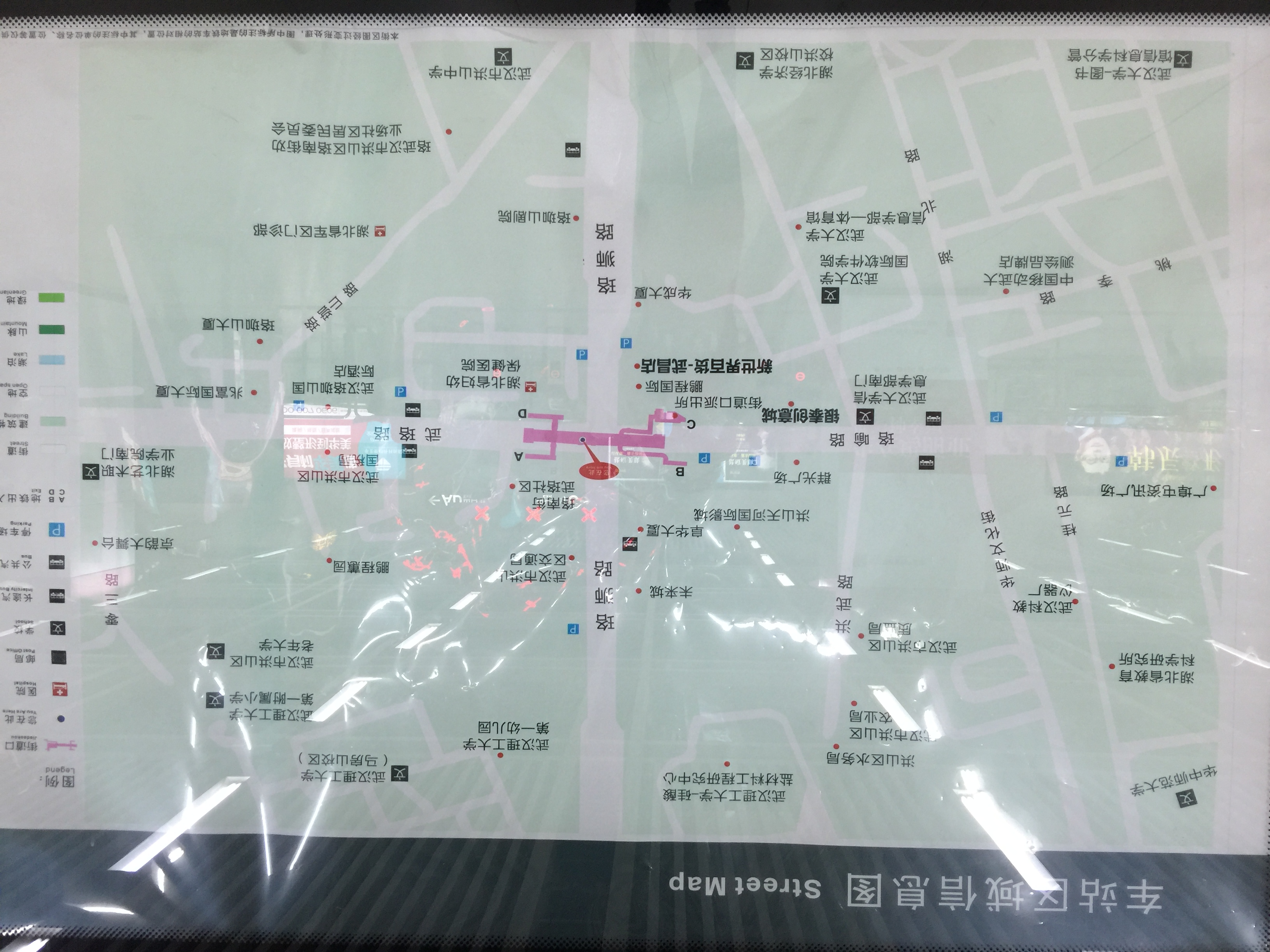 車站區域信息圖