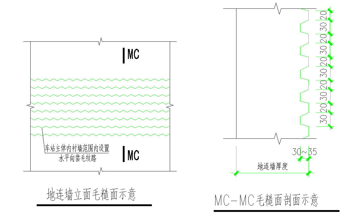 大跨無柱蓋挖逆作疊合牆施工工法