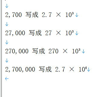 工程記數法