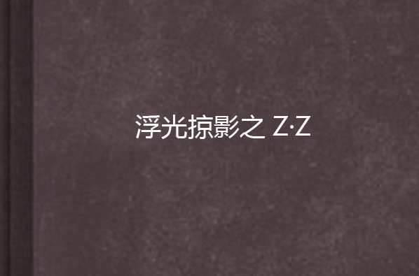 浮光掠影之Z·Z