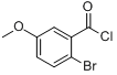 2-溴-5-甲氧基苯-1-甲醯氯