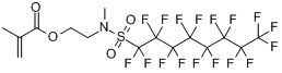 2-甲基-2-丙烯酸-2-[[（十七氟代辛基）磺醯基]甲基氨基]乙酯