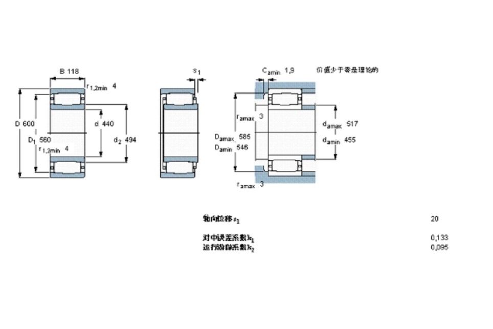 SKF C3988M軸承