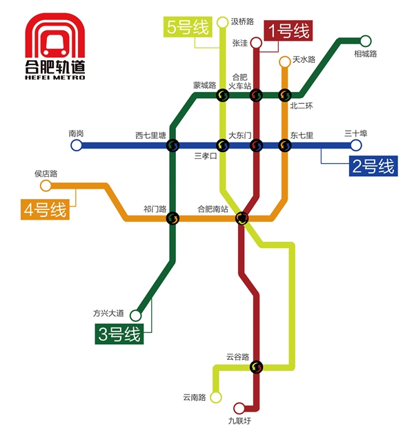 合肥捷運近期線路