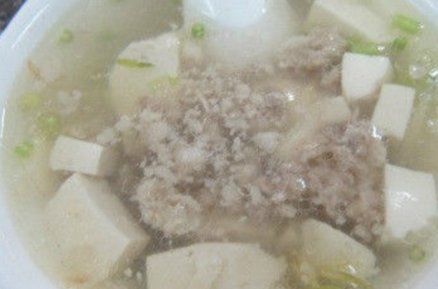 肉湯豆腐粥