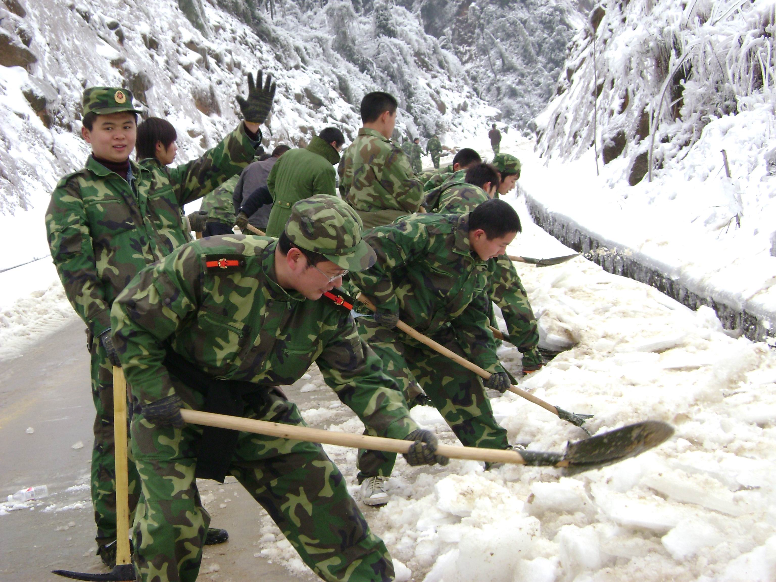 寒潮雪災