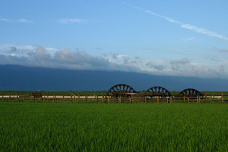 朝倉三連水車