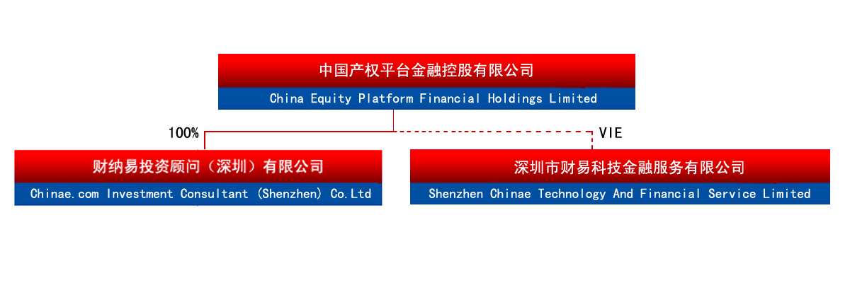 中國產權平台（CHINAE）集團結構(2)