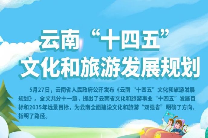 雲南“十四五”文化和旅遊發展規劃