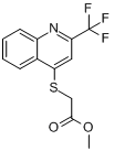 2-[2-（三氟甲基）喹啉-4-基硫代]乙酸甲酯