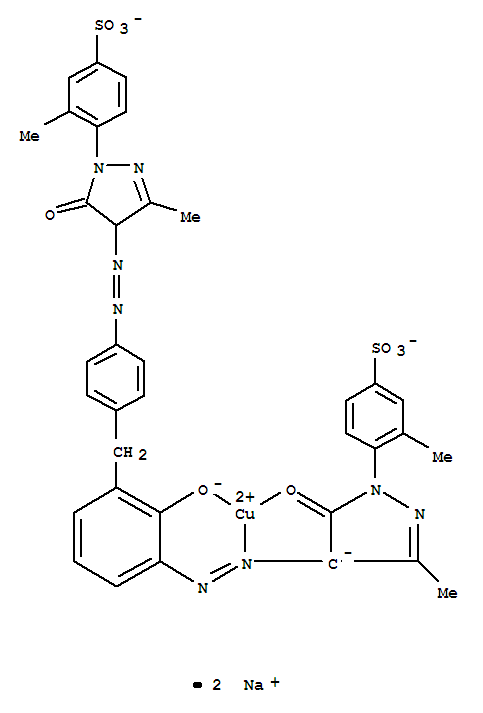 [4-[4,5-二氫-4-[[4-[[4,5-二氫-3-甲基-1-（2-甲基-5-磺基苯基）-5-氧代-1H-吡唑-4-基]偶氮]-3-羥基苯基]甲基