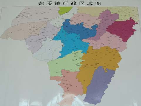 瓮溪鎮行政區劃圖