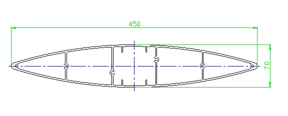 中空梭型百葉