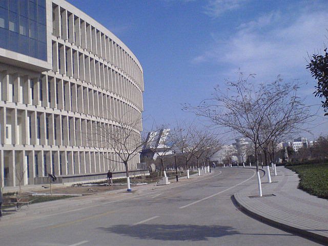 山東理工大學圖書館一角