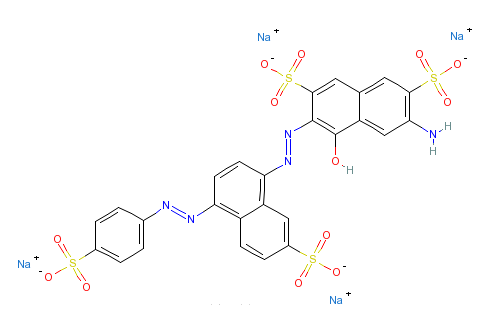 6-氨基-4-羥基-3-[[7-磺基-4-[（4-磺基苯基）偶氮]-1-萘基]偶氮]-2,7-萘二磺酸四鈉鹽