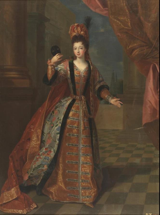 他的妻子瑪麗·路易絲·伊莉莎白·德·奧爾良