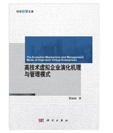 軟體產業虛擬集群合作競爭機制(2012年科學出版社出版的圖書)