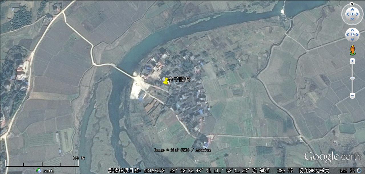 村子衛星照片