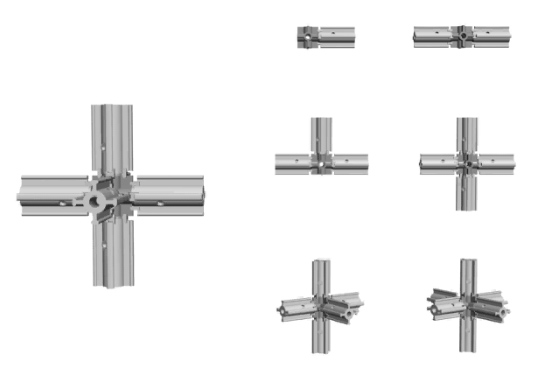 輕量建築模組——直桿連線