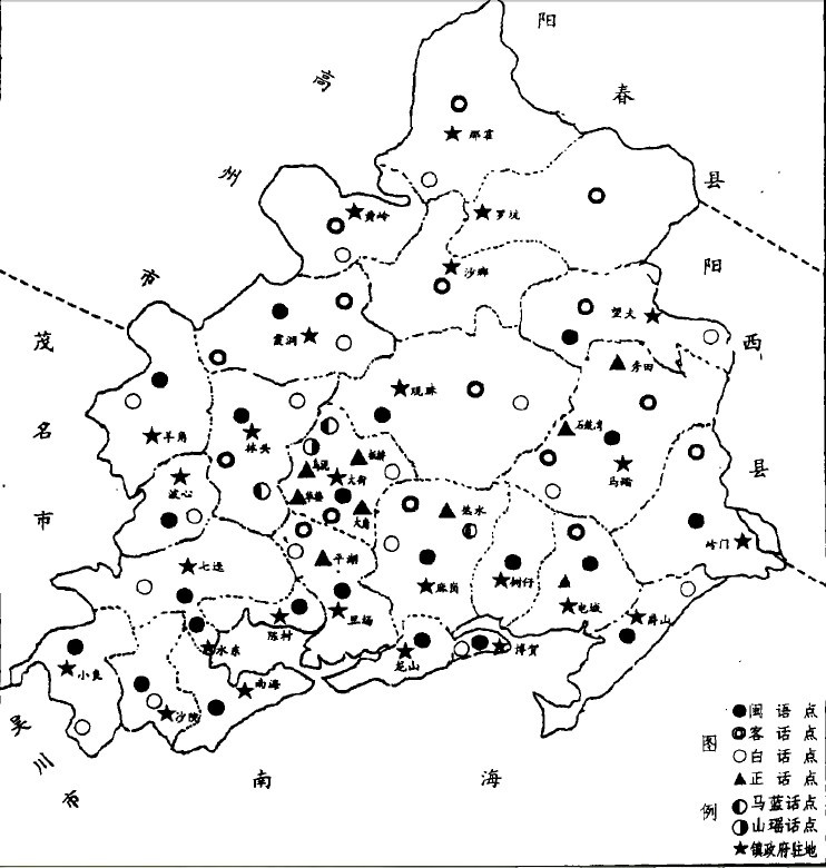 電白三大方言