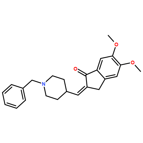 5,6-二甲氧基-2-（4-哌啶基）亞甲基-1-茚酮