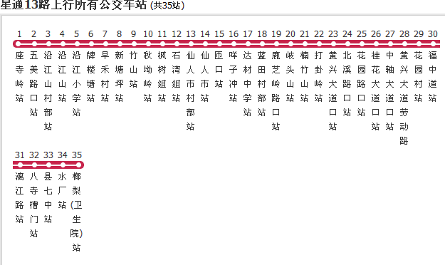 長沙公交星通13路