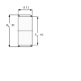 SKF K16x22x12軸承