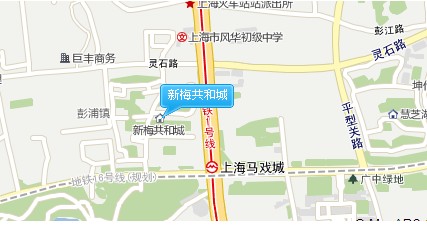 新梅共和城地理點陣圖