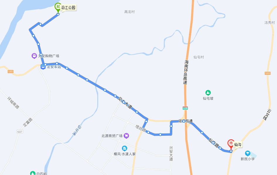 定安公交2路