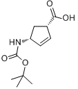 (-)-(1S,4R)-N-叔丁氧羰基-4-氨基環戊-2-烯-1-甲酸