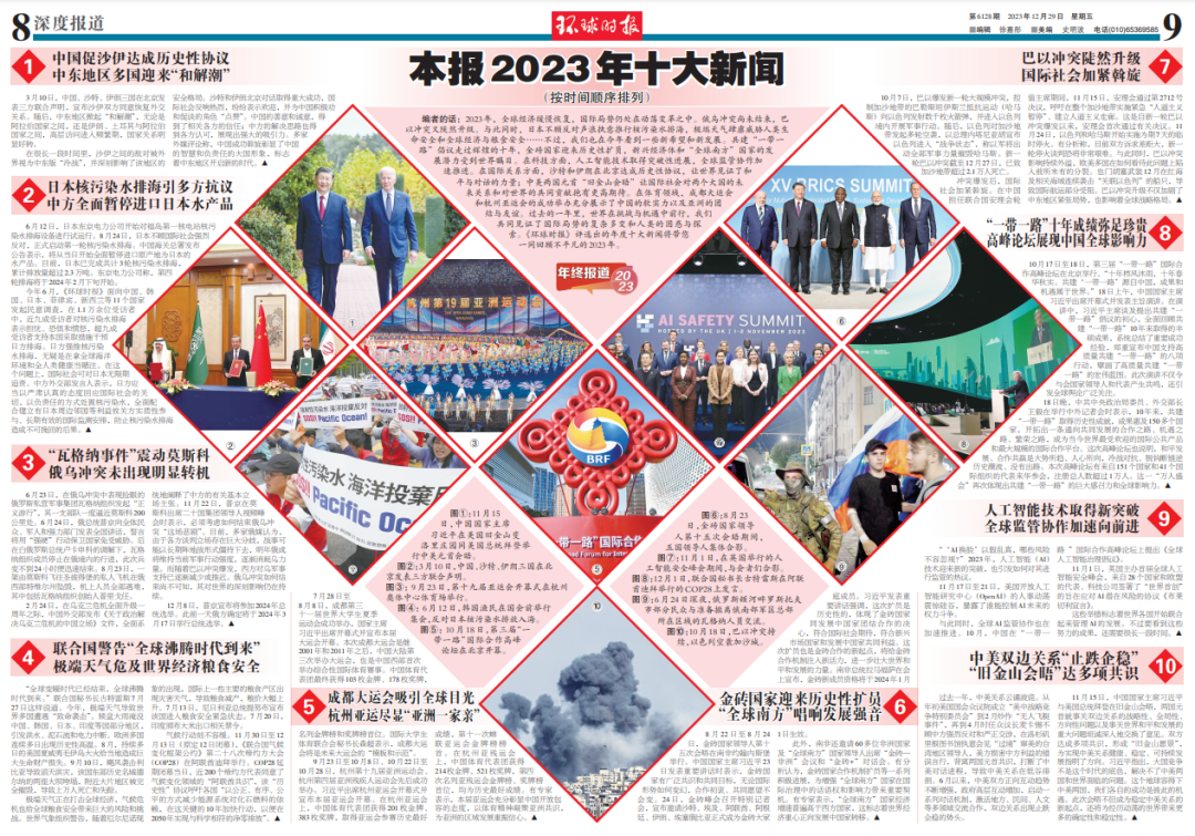 2023年十大新聞