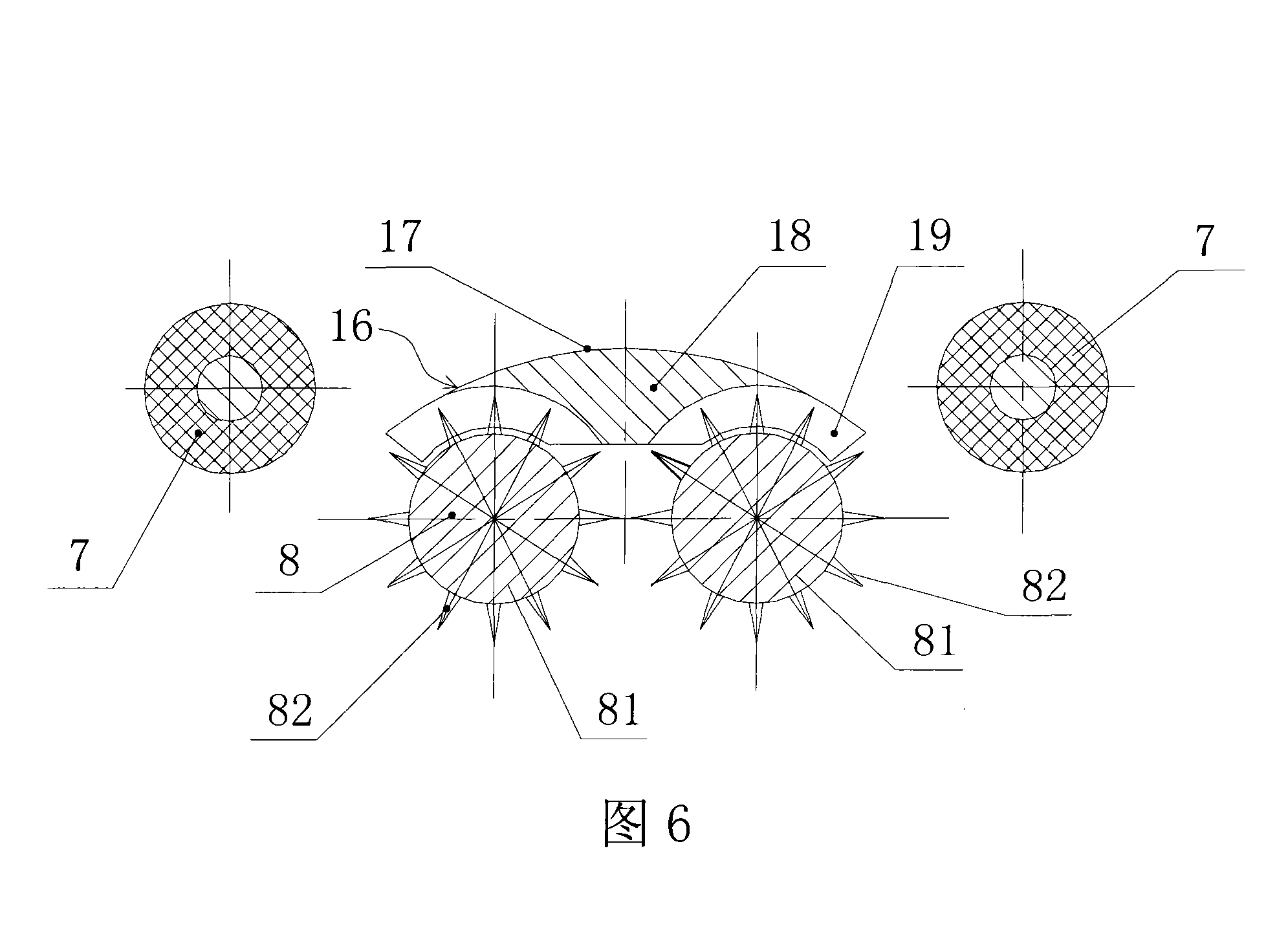 玉米果穗剝皮裝置及具有該裝置的玉米果穗剝皮機