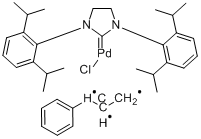 [(1,2,3-N)-3-苯基-2-丙烯基][1,3-雙（2,6-二異丙基苯）-4,5-二氫咪唑-2-基]氯化鈀