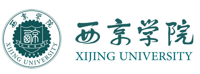 Emblem and blag of Xijing University