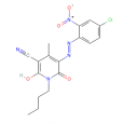 1-丁基-5-[（4-氯-2-硝基苯基）偶氮基]-1,6-二氫-2-羥基-4-甲基-6-氧代-3-吡啶甲腈