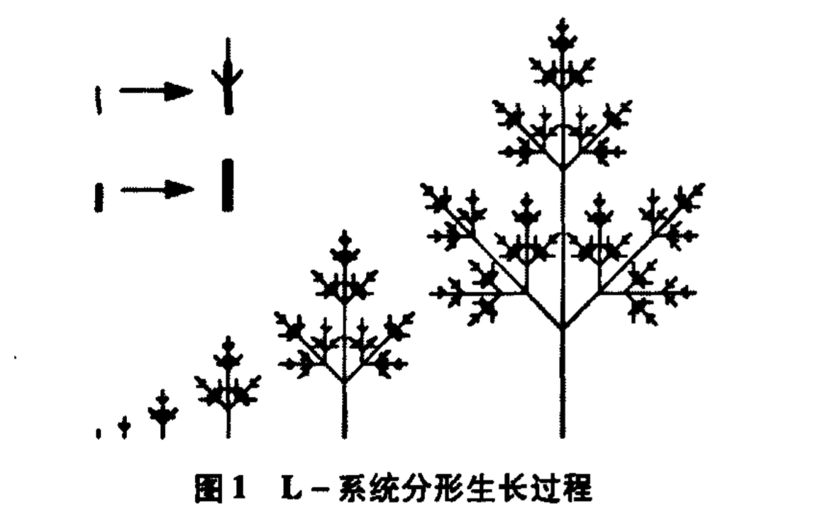 L-系統分形成長過程