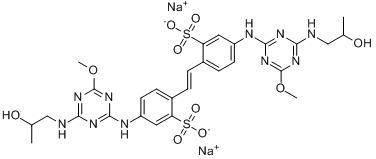 2,2\x27-二[5-[4-（2-羥丙胺基）-6-甲氧基-1,3,5-三嗪-2-氨基]-乙烷苯磺酸二鈉鹽