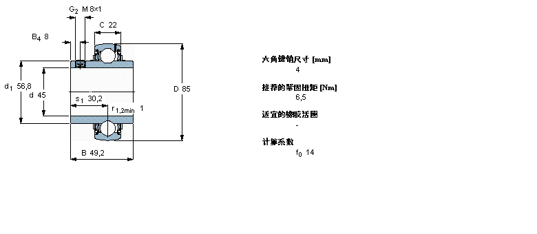 SKF YAR209-2F軸承