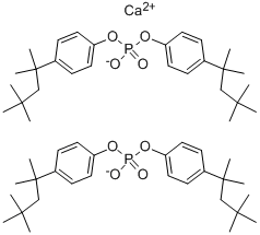 雙[4-（1,1,3,3-四甲基丁基）苯基]磷酸鈣鹽
