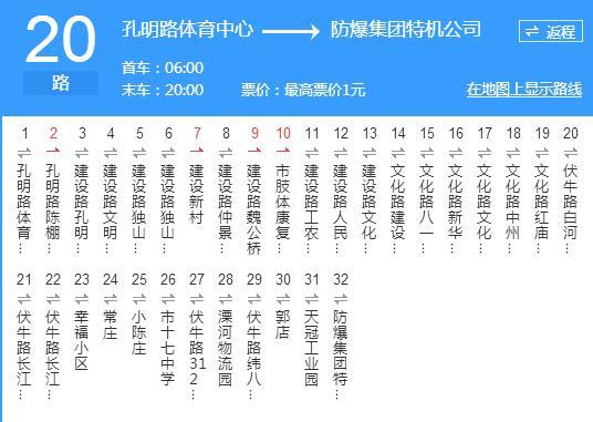 南陽公交20路