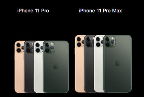 iPhone 11 Pro及iPhone 11 Pro Max