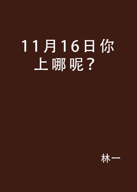 11月16日你上哪呢？