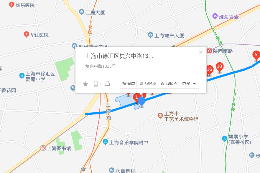 復興中路1335號