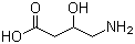 3-羥基-4-氨基丁酸分子結構式