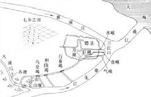 它山堰工程布置示意圖